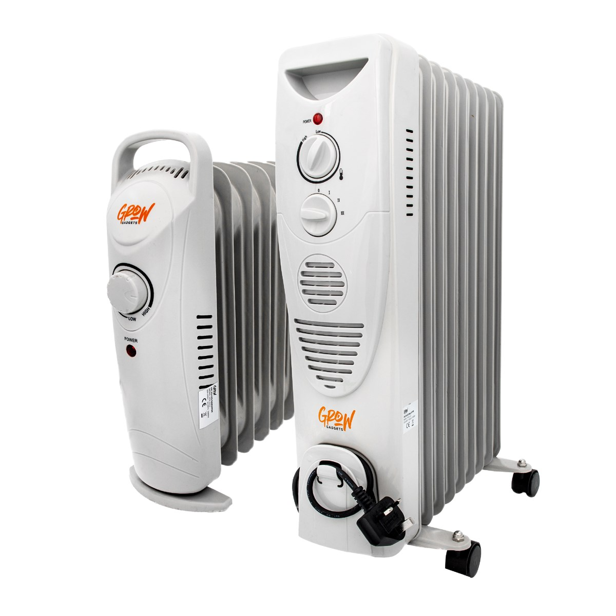 Grow Gadgets 1000w Oil Filled Radiator 220-240v